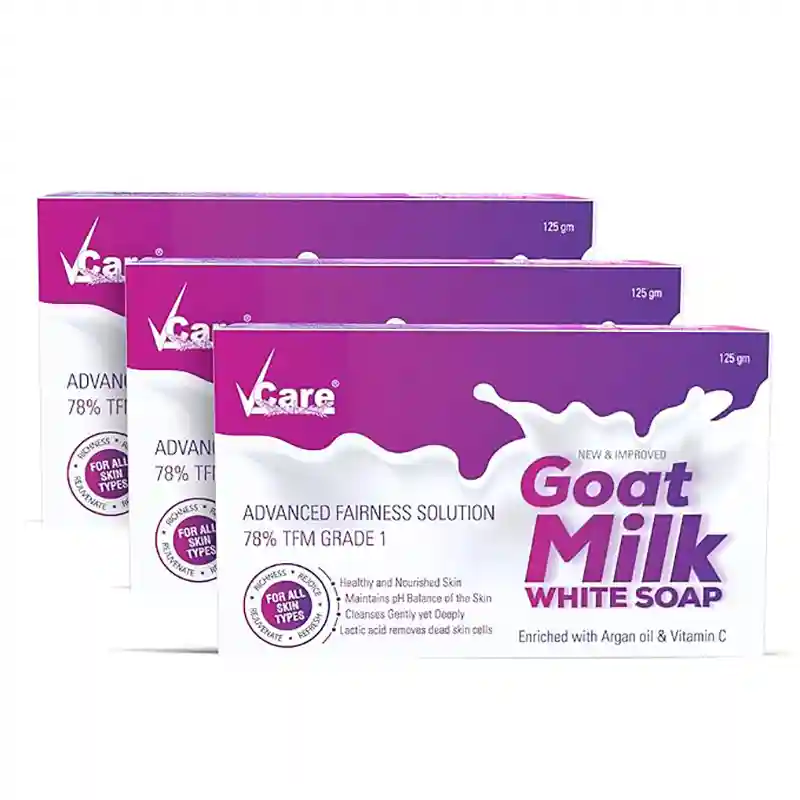 Your Daily Routine Soap – Goat Milk White Soap – Pack of 3